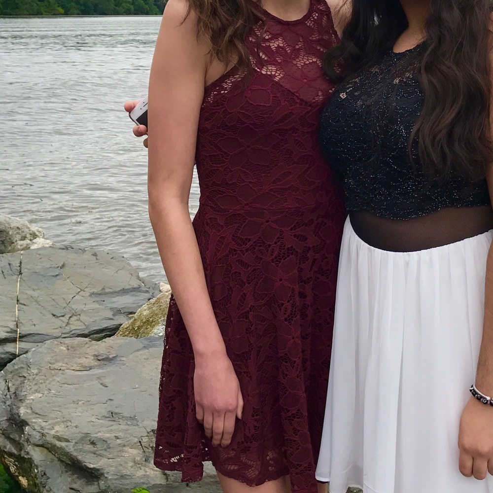Maroon Formal Dress